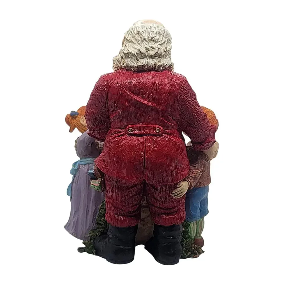 Vtg 1987 Mckenna Santa Christmas Figurine Children Memories Of Childhood 8.5